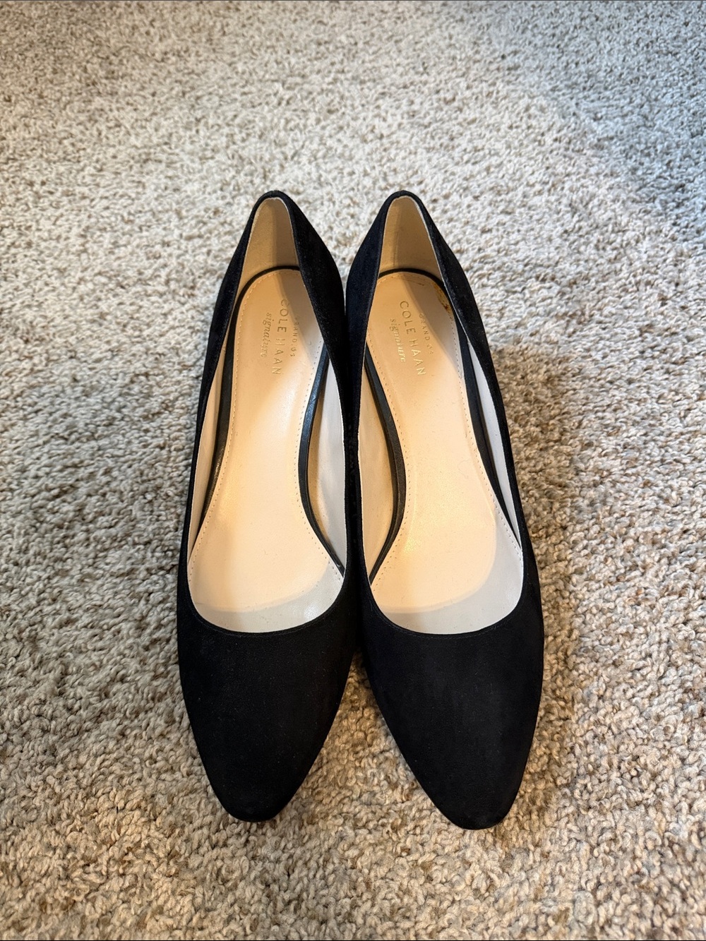 Cole Haan Black Business Heels